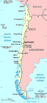 CIA Map of Chile